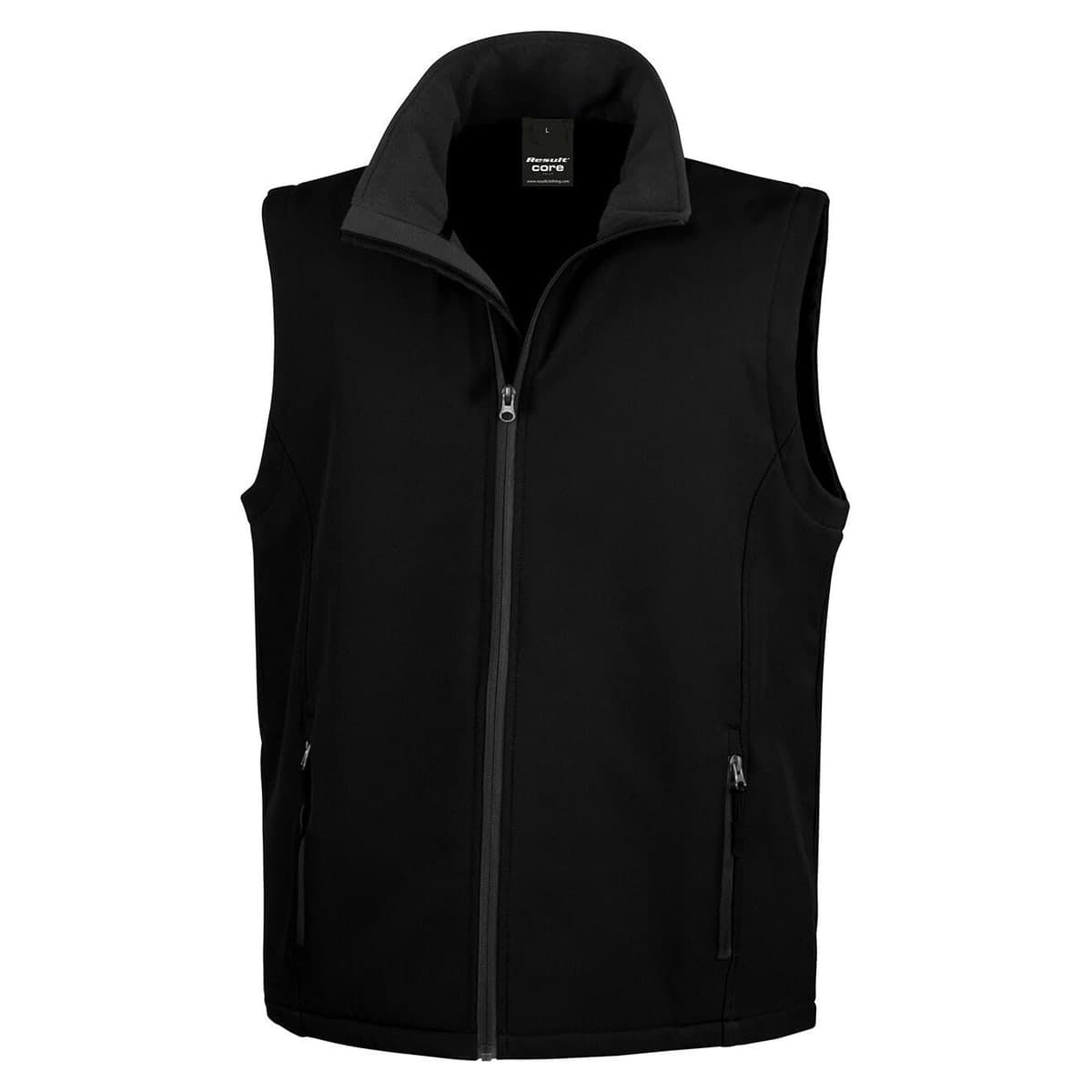 Gilet softshell sans manches Result R232M marqué en flex