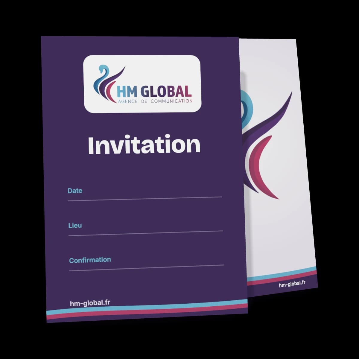 Carton d'invitation A6 — 10,5 × 14,8 cm