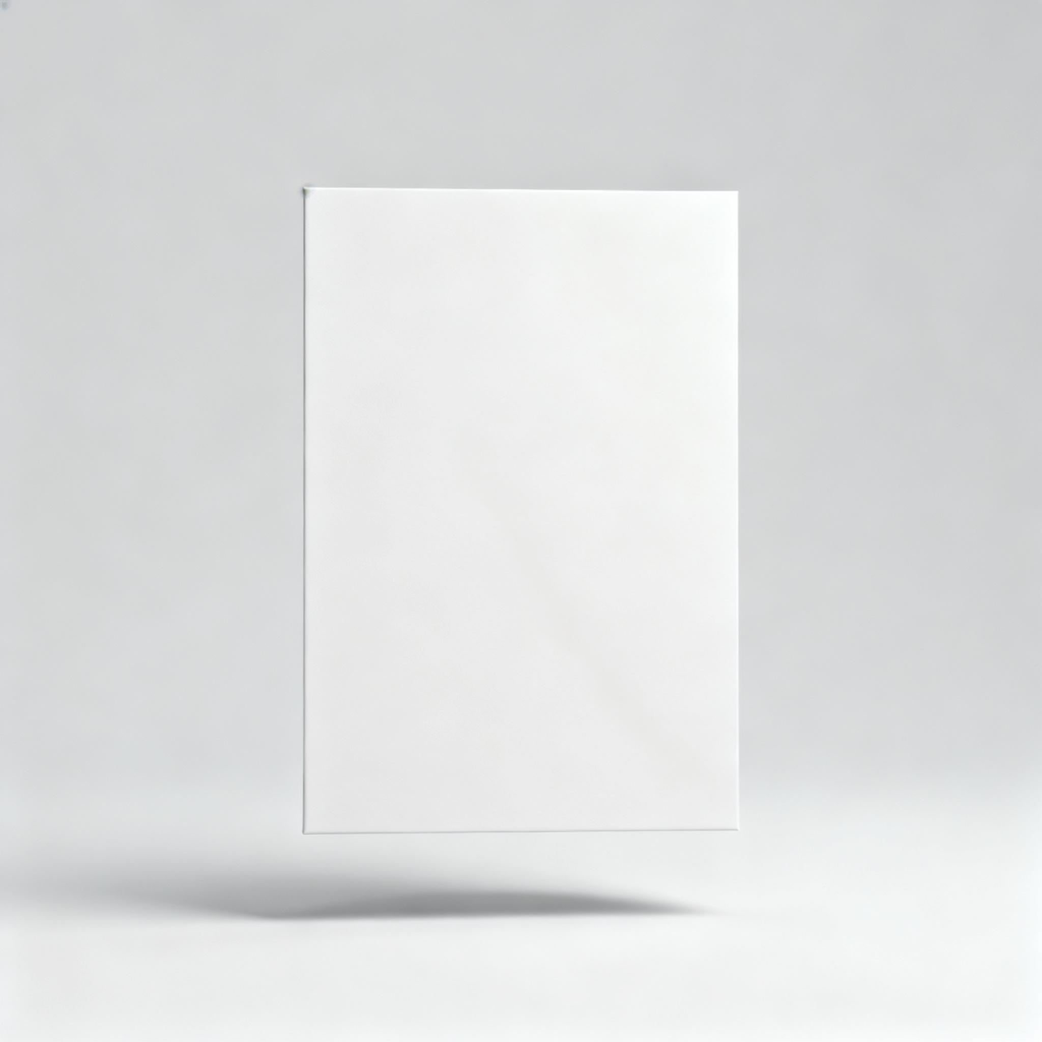 Affiche A2 — Scène par défaut — affiche vierge de face, fond studio